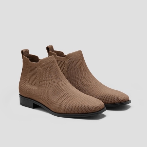 VIVAIA Water-Repellent Square-Toe Ankle Boots Neutral Tan, Modern EU/39 US/8 - Picture 2 of 14